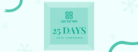 Christmas Box Countdown Facebook cover Image Preview