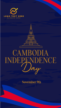 Rise Cambodian Flag Facebook story Image Preview
