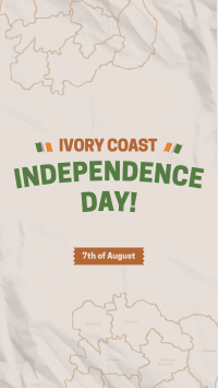 Côte d’Ivoire Independence Day Instagram story Image Preview