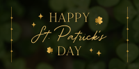 St. Patrick's Day Elegant Twitter Post Design