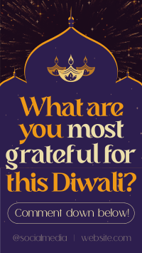 Diwali Gratefulness Tradition TikTok Video Preview