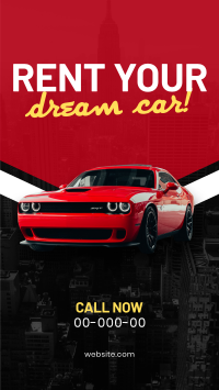 Dream Car Rental Instagram story Image Preview