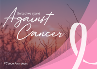 Stand Against Cancer Postcard Design