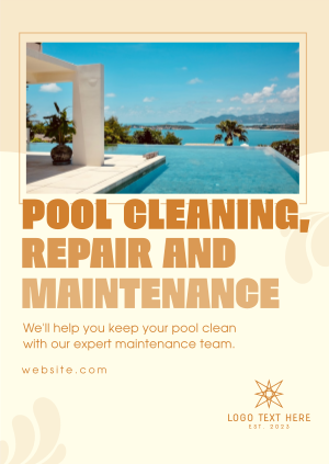 Pool Cleaning Services Poster Image Preview