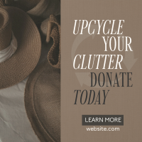 Sustainable Fashion Upcycle Campaign Instagram Post Design