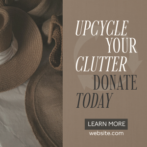 Sustainable Fashion Upcycle Campaign Instagram post Image Preview