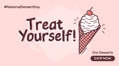 Treat Yourself! Facebook event cover Image Preview