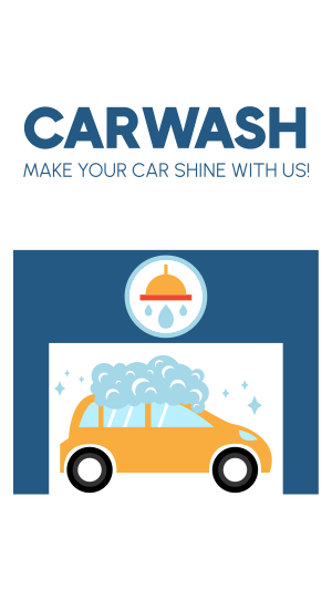 Carwash Service Instagram story Image Preview