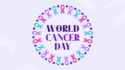 Cancer Day Ribbon Facebook event cover Image Preview