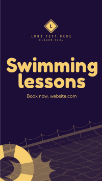 Swimming Lessons Instagram story Image Preview