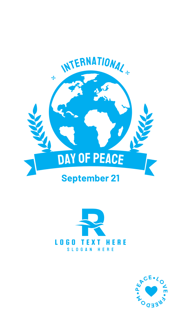 International Day of Peace Instagram Story Design Image Preview