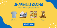 Sharing is Caring Twitter Post Design