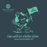 World Environment Day Mascot Instagram post Image Preview