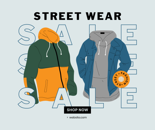 Street Wear Sale Facebook Post Design Image Preview