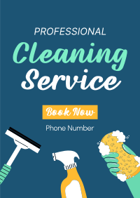 Professional Cleaner Poster Design