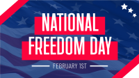 Freedom Day Flag Facebook event cover Image Preview
