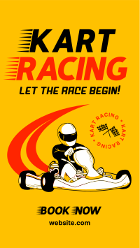 Let The Race Begin Facebook Story Design