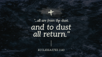 Ash Wednesday Verse Facebook Event Cover Image Preview