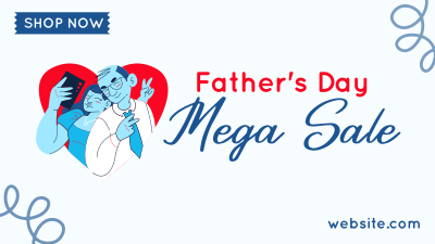 Lets Take A Selfie Papa Sale Facebook event cover Image Preview