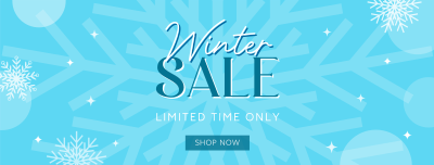 Winter Shopping  Sale Facebook cover Image Preview