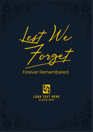 Forever Remembered Flyer Image Preview