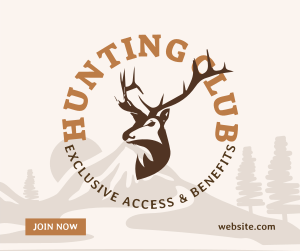  Hunting Club Deer Facebook post Image Preview