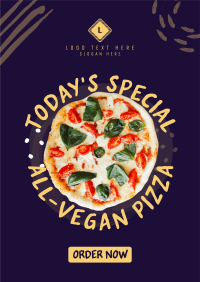 Vegan Pizza Poster Image Preview