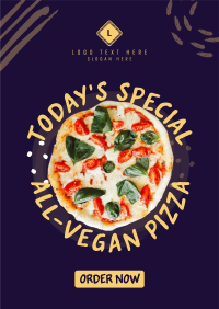 Vegan Pizza Poster Preview