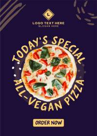 Vegan Pizza Poster Preview