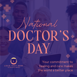 National Doctor's Day Instagram post Image Preview