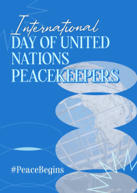 UN Peacekeepers Day Poster Image Preview