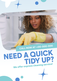 Quick Cleaning Service Flyer Design