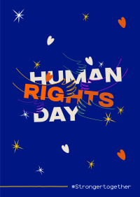 Human Rights Day Movement Poster Image Preview