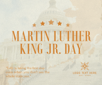 Martin Luther Day Facebook Post Design