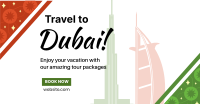 Dubai Travel Booking Facebook Ad Design