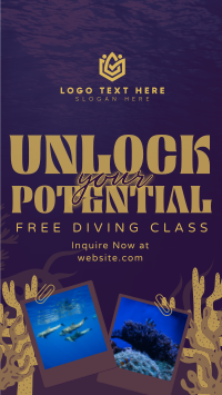 Free Diving Class Instagram Reel Preview