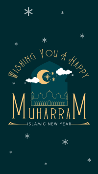 Wishing You a Happy Muharram Instagram Story Design