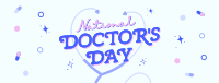 Quirky Doctors Day Facebook Cover Design