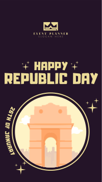 Happy Republic Day Facebook Story Image Preview