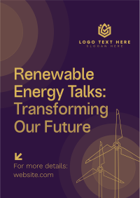 Renewable Energy Talks Flyer Preview