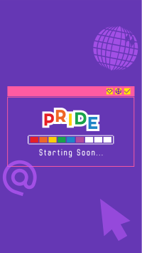 Pride Party Loading TikTok Video Design