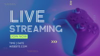 Live Gaming Facebook event cover Image Preview