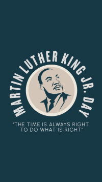 Martin Luther King Jr Day Facebook Story Design