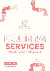 Plumbing Expert Services Poster Design