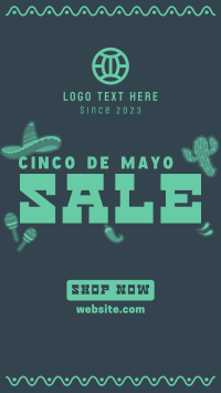 Cinco de Mayo Stickers Facebook Story Design