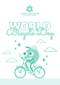 Celebrate Bicycle Day Flyer Design