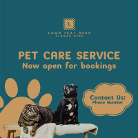 Pet Care Service Instagram post Image Preview