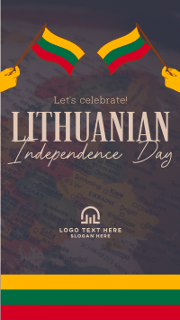 Modern Lithuanian Independence Day Instagram reel Image Preview
