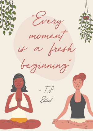 Yoga Positive Quotes Flyer Image Preview