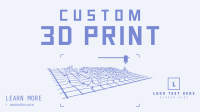 Custom 3D Print Facebook event cover Image Preview